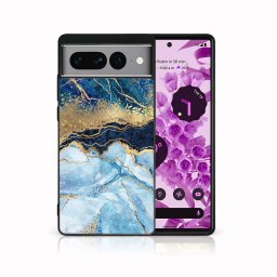 PROTEMIO MY ART Védőburkolat a Google Pixel 7-hez Pro BLUE MARBLE (141)