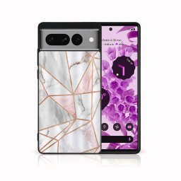 PROTEMIO MY ART Védőburkolat a Google Pixel 7-hez Pro PINK MARBLE (143)