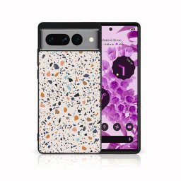 PROTEMIO MY ART Védőburkolat a Google Pixel 7-hez Pro BEIGE TERRAZZO (162)