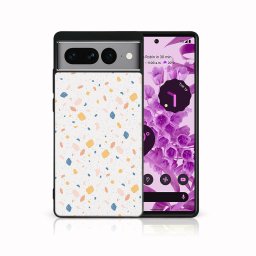 PROTEMIO MY ART Védőburkolat a Google Pixel 7-hez Pro ORANGE TERRAZZO (165)