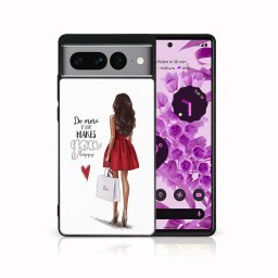 PROTEMIO MY ART Védőburkolat Google Pixel 7 Pro RED DRESS-hoz (137)