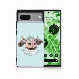 PROTEMIO MY ART Védőburkolat Google Pixel 7a HAPPY COW (181)-hoz