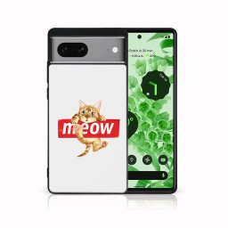 PROTEMIO MY ART Védőburkolat Google Pixel 7a MEOW (183)-hoz