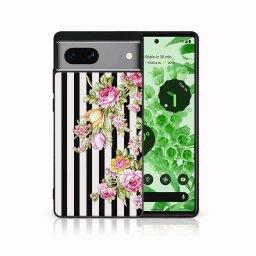 PROTEMIO MY ART Védőburkolat Google Pixel 7a STRIPS (176)-hoz