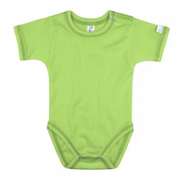 Kynga kivizöld rövid ujjú gyerek body 104-152