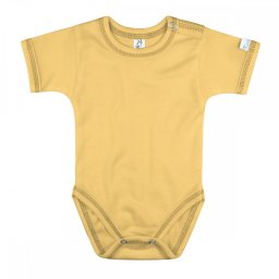 Kynga sárga rövid ujjú gyerek body 104-152