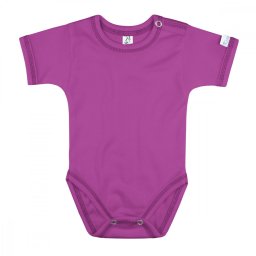 Kynga málna rövid ujjú baba body 86 - KIFUTÓ SZÍN, UTOLSÓ DARABOK!