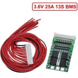Bms 13s 48v 25a Balanced Li-ion Akku Pakkokhoz (5792)