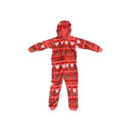 CHRISTMAS ONESIE gyerek overál piros - többféle méretben Méret: 110 - 116