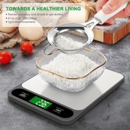 lelmiszermrleg, 10 kg digitlis konyhai mrleg stshez, fzshez