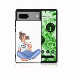 PROTEMIO MY ART Védőburkolat a Google Pixel 7a-hez SUPERMOM (112)