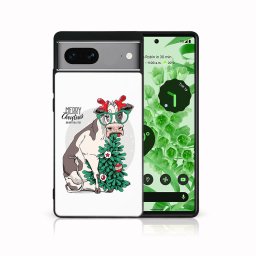 PROTEMIO MY ART Borító karácsonyi mintával Google Pixel 7a VIDÁM CHRISTMAS (074)