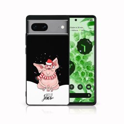 PROTEMIO MY ART Karácsonyi mintás borító Google Pixel 7a LET IT SNOW (075)