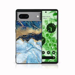 PROTEMIO MY ART Védőburkolat a Google Pixel 7a-hez BLUE MARBLE (141)