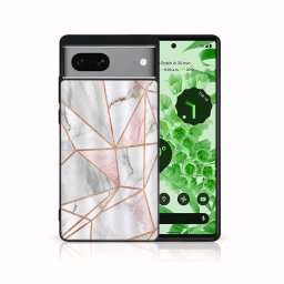PROTEMIO MY ART Védőburkolat a Google Pixel 7a-hez PINK MARBLE (143)
