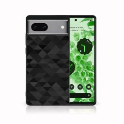 PROTEMIO MY ART Védőburkolat a Google Pixel 7a-hez BLACK TRIANGLES (232)