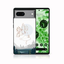 PROTEMIO MY ART Védőburkolat Google Pixel 7a LAKE (192) számára