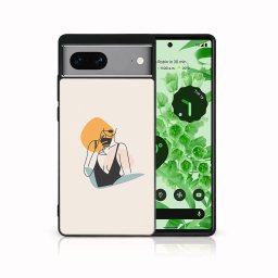 PROTEMIO MY ART Védőburkolat Google Pixel 7a WOMAN-hoz (197)