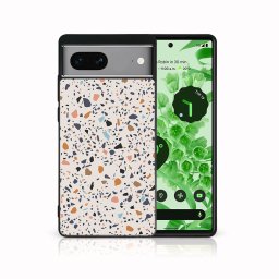 PROTEMIO MY ART Védőburkolat a Google Pixel 7a BEIGE TERRAZZO-hoz (162)