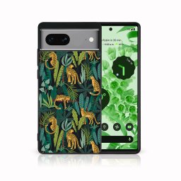 PROTEMIO MY ART Védőburkolat Google Pixel 7a LEOPARD (239) számára