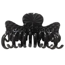 Hair Power fekete hajcsipesz HP394, 9 cm