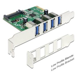 PCI Express Kártya > 4 x Külső USB 3.0
