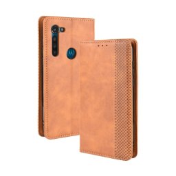 BUSINESS Pénztárca borító Motorola Moto G8 Power barna
