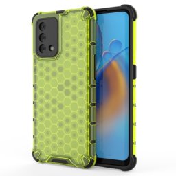 HONEYCOMB Oppo A74 védőburkolat zöld