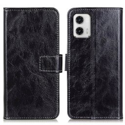 RETRO Wallet tok Motorola Moto G73 5G fekete
