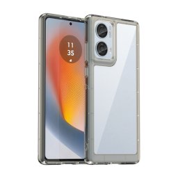 CRYSTAL Védőburkolat Motorola Edge 50 Fusion szürke színhez