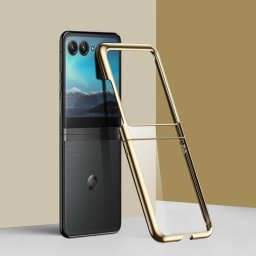 ELECTRO Műanyag borítás Motorola Razr 50 Ultra aranyhoz