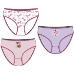 Barbie gyerek fehérnemű, bugyi 3 darab/csomag 4 év, 5 év, 6 év, 7 év, 8 év, 9 év, 10 év Nr2