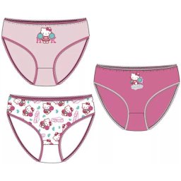 Hello Kitty Cheer gyerek fehérnemű, bugyi 3 darab/csomag 3 év, 4 év, 5 év, 6 év Nr2