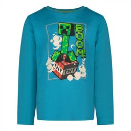 Minecraft BOOM! gyerek hosszú ujjú póló, felső 6 év / 116 cm