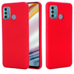 RUBBER Motorola Moto G60 védőburkolat piros