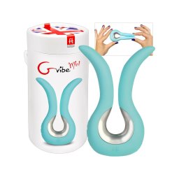 G-vibe Mini - USB-s szilikon vibrátor (menta)
