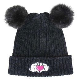 Minnie egér téli kötött sapka pom pom