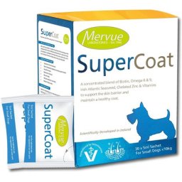 Mervue SuperCoat Dog szőr- és bőrtápláló olaj kistestű kutyáknak (30 db 5 ml-es tasak) 150 ml