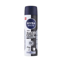 Nivea Men Black & White Invisible Original izzadásgátló dezodor spray férfiaknak 72h 150 ml