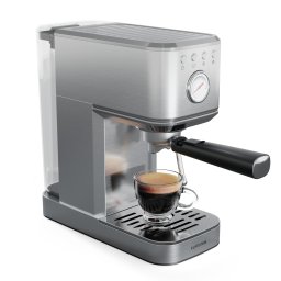 Klarstein SteelPresso Slim kávéfőző, portafilter, tartozékokkal együtt (COF10-SPSlimSS)