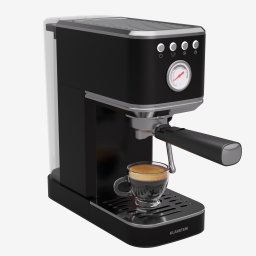 Klarstein SteelPresso Slim kávéfőző, portafilter, tartozékokkal együtt (COF10-SPSlimSSBl)