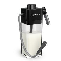 Klarstein SteelPresso tejtartály, praktikus kiegészítők, 0,55 liter, átlátszó (COF10-SPMilkAccessor)