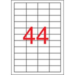 APLI Etikett, univerzális, 48,5x25,4 mm, APLI, 4400 etikett/csomag