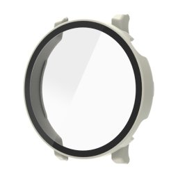 PC FULL COVER Műanyag borítás üveggel Huawei-hoz Watch GT 5 41mm bézs