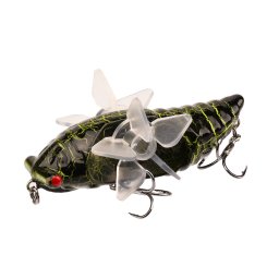 Bionic Cicada Hard Fish Csali - Spinning horgszcsali propelleres hromszg horoggal