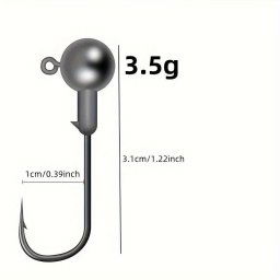10 darab Jig Head Hook, Befogott lomfej horog