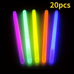 20 db vilgt fnyplcika jszakai horgszathoz - nvelje a fogst a fluoreszkl fnyplcikkkal