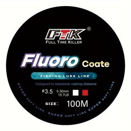 1db FTK 100m Fluorocarbon Bevonat Nylon Monofil Horgszzsinr