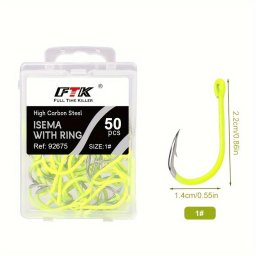 FTK 50db rozsdamentes acl horgok