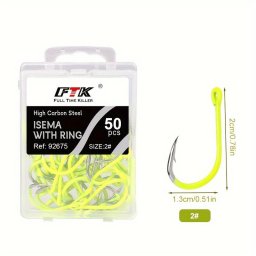 FTK 50db rozsdamentes acl horgok